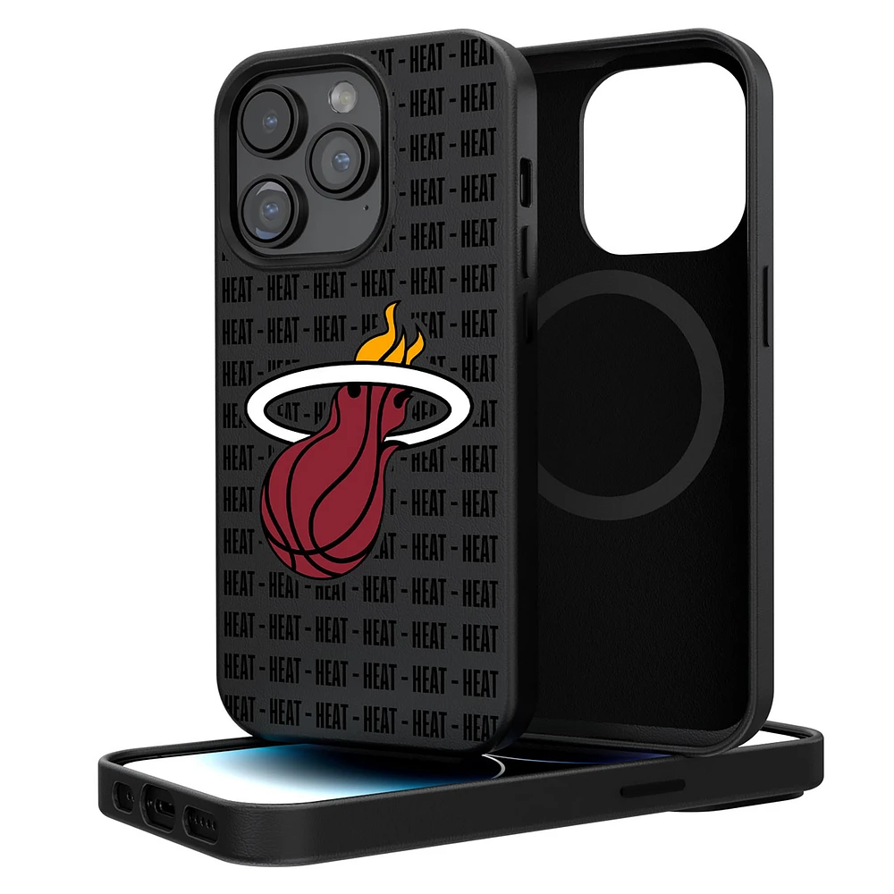 Miami Heat Primary Logo iPhone Magnetic Bump Case