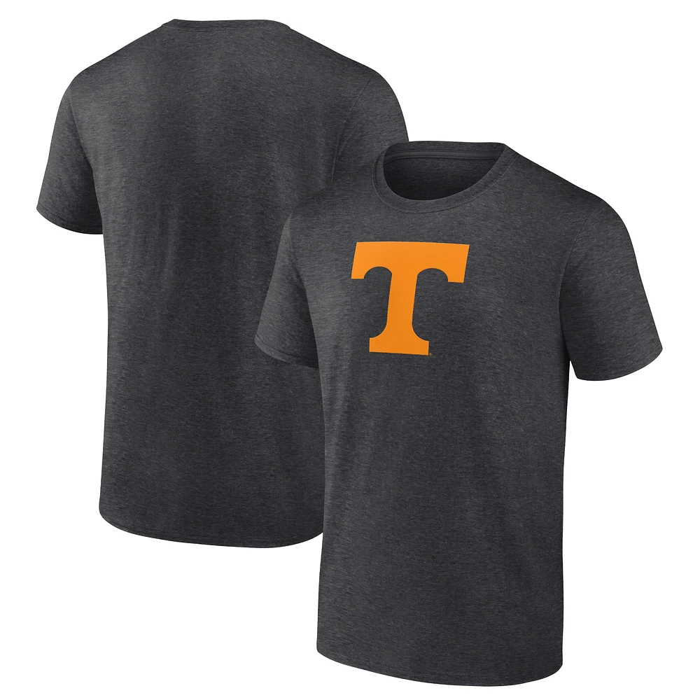 Men's Charcoal Tennessee Volunteers Primary Logo T-Shirt