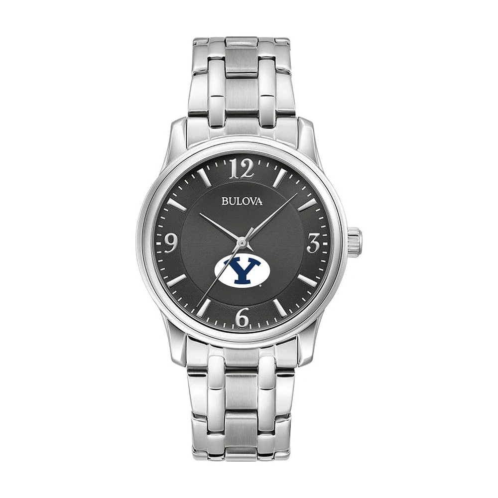 Bulova Black BYU Cougars Stainless Steel Corporate Collection Watch