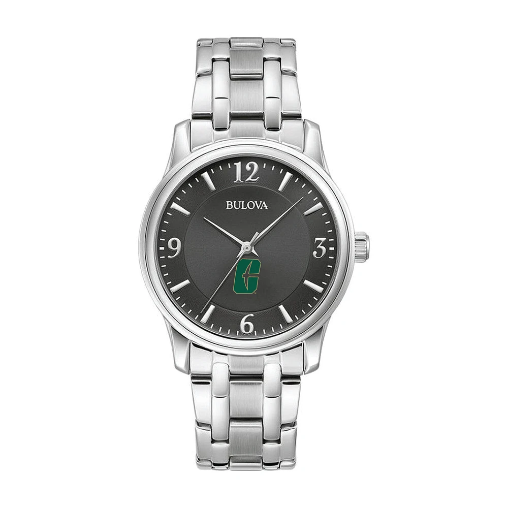 Bulova Black Charlotte 49ers Stainless Steel Corporate Collection Watch