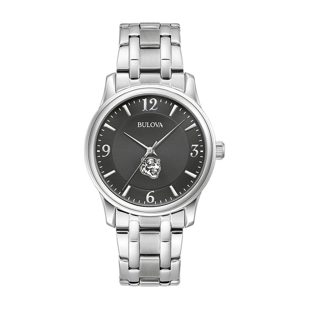 Bulova Black Memphis Tigers Stainless Steel Corporate Collection Watch