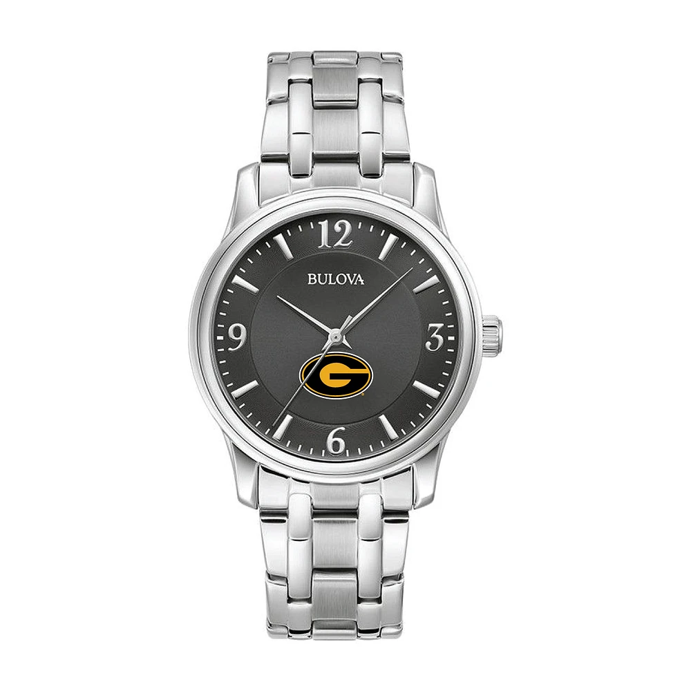 Bulova Black Grambling Tigers Stainless Steel Sport Classic Watch