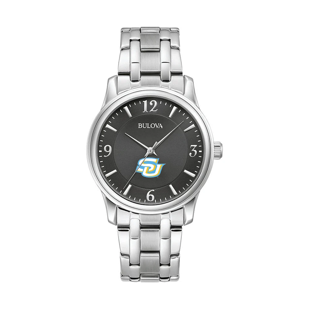 Bulova Black Southern University Jaguars Stainless Steel Corporate Collection Watch