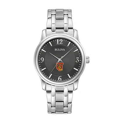 Bulova Black Tuskegee Golden Tigers Stainless Steel Sport Classic Watch