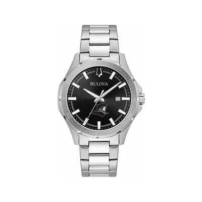 Bulova Black Providence Friars Stainless Steel Sport Classic Watch