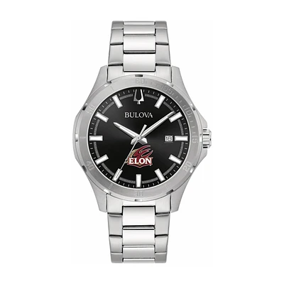 Bulova Black Elon Phoenix Stainless Steel Sport Classic Watch