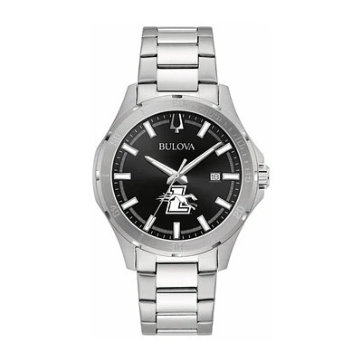 Bulova Black Loyola Greyhounds Stainless Steel Sport Classic Watch