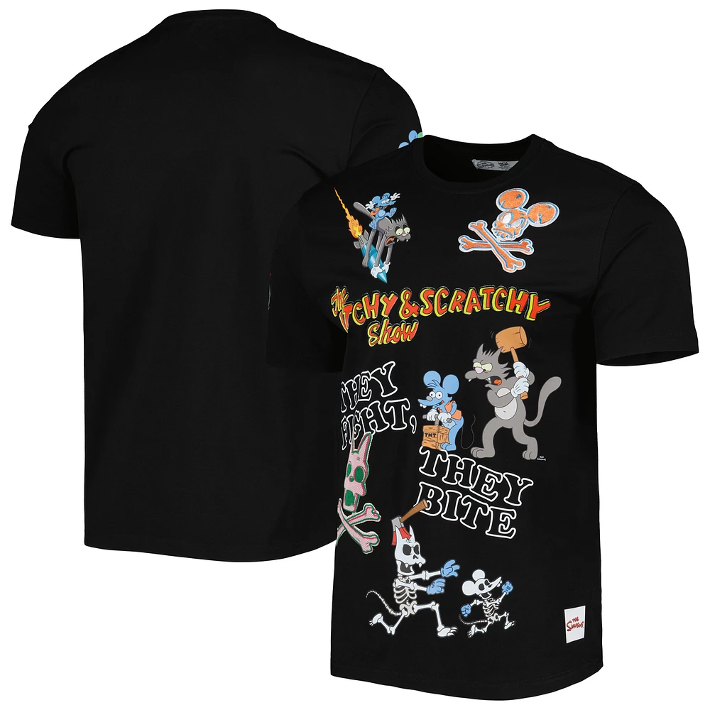 Unisex Freeze Max The Simpsons Itchy & Scratchy T-Shirt