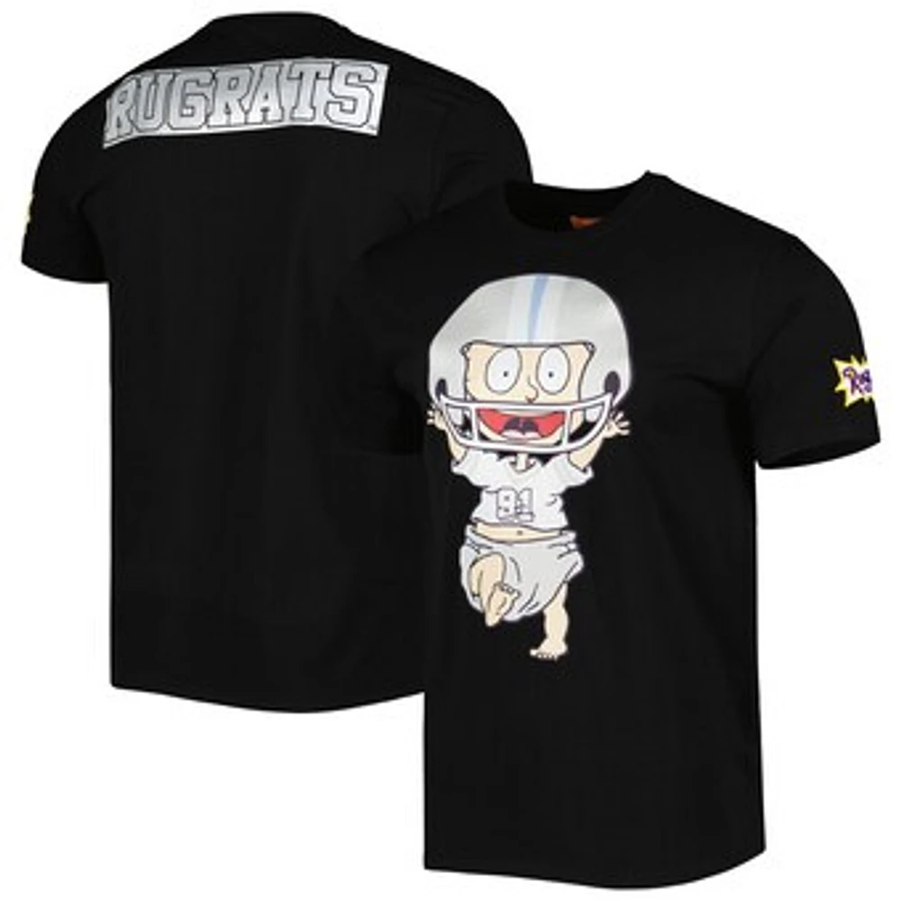 Unisex Freeze Max Black Rugrats Tommy Pickles Football T-Shirt