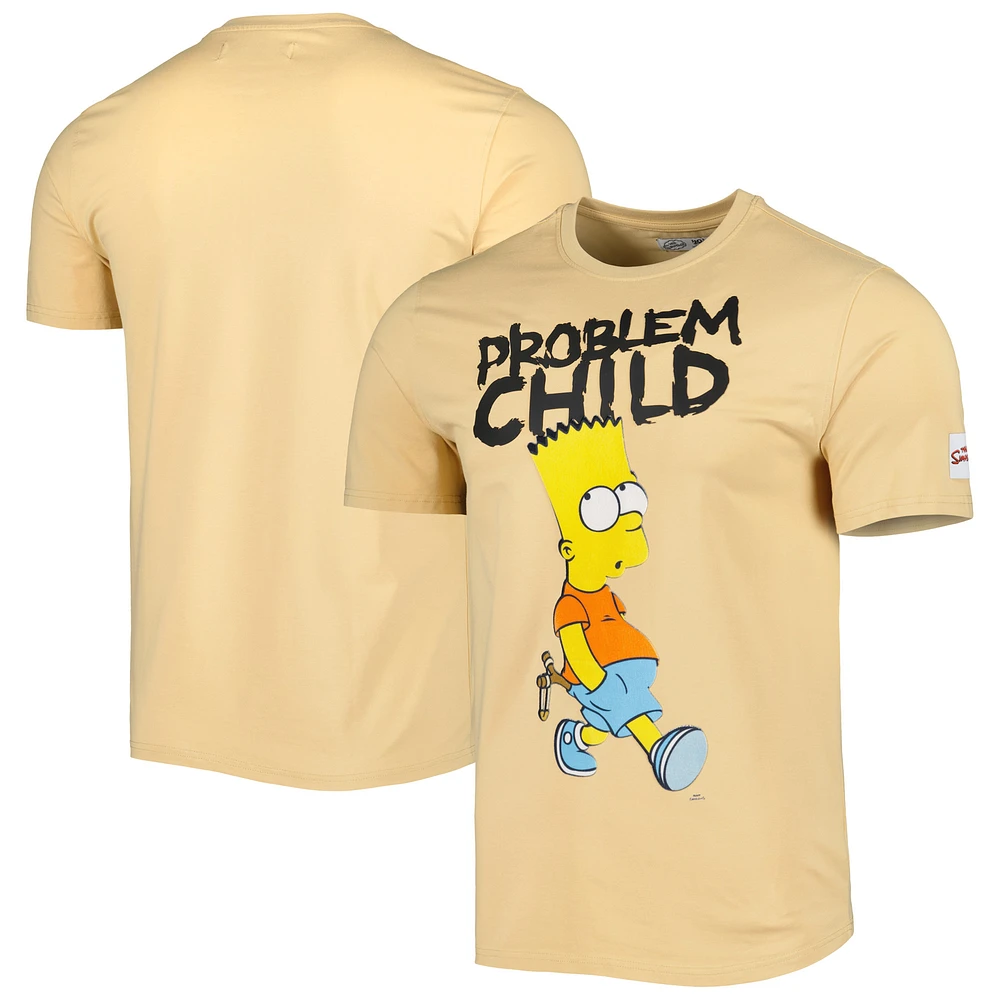 Unisex Freeze Max Khaki The Simpsons Problem Child T-Shirt