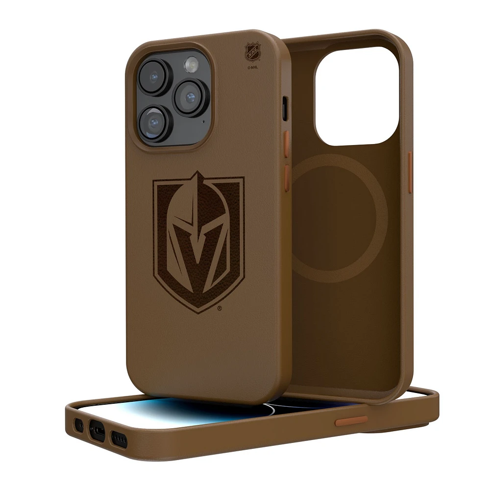 Brown Vegas Golden Knights iPhone Magnetic Bump Case