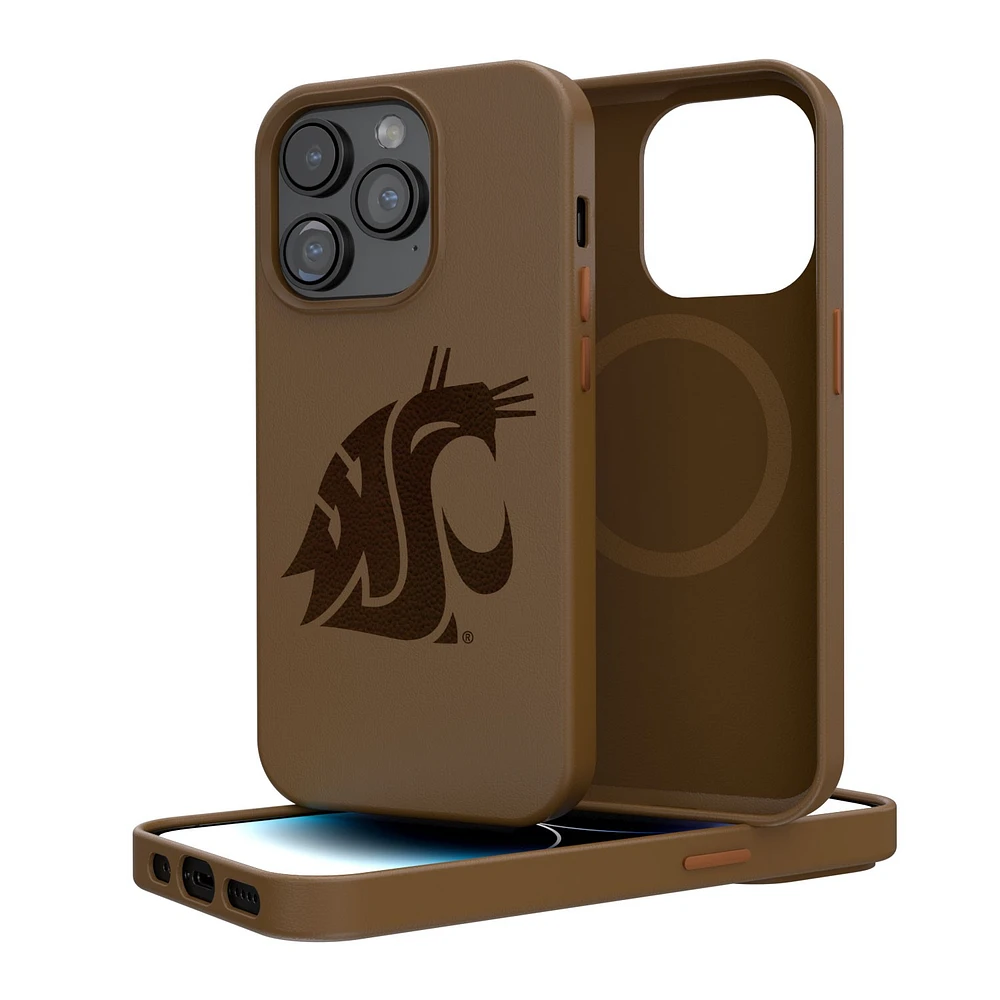 Brown Washington State Cougars iPhone Magnetic Bump Case