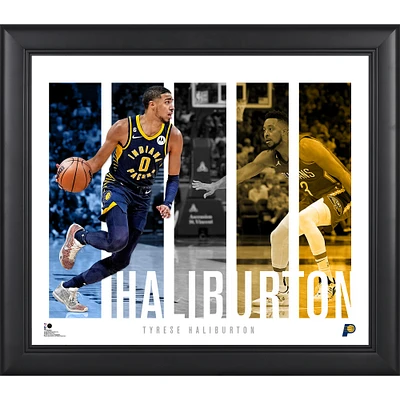 Tyrese Haliburton Indiana Pacers Framed 15" x 17" Player Panel Collage
