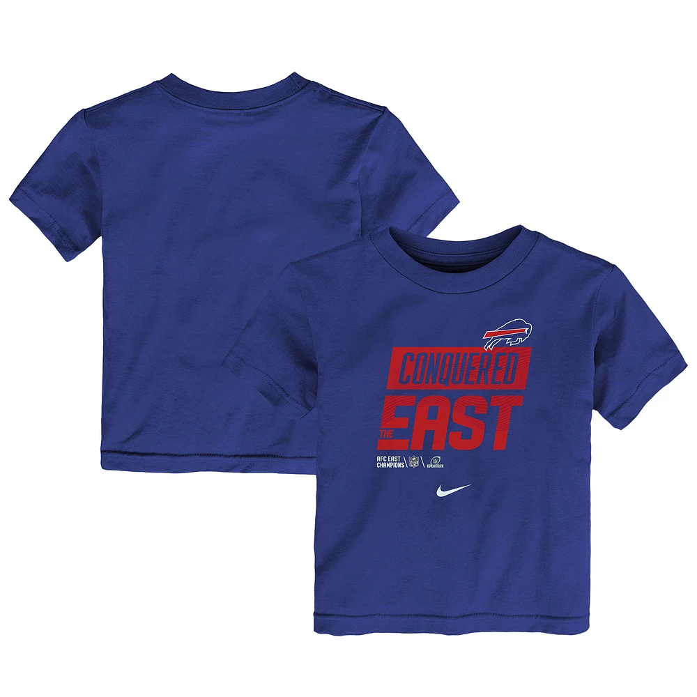 Toddler Nike Royal Buffalo Bills AFC East Division Champions Locker Room Trophy Collection T-Shirt
