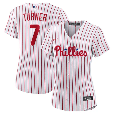 Women's Nike Trea Turner White Philadelphia Phillies Home Replica Player Jersey