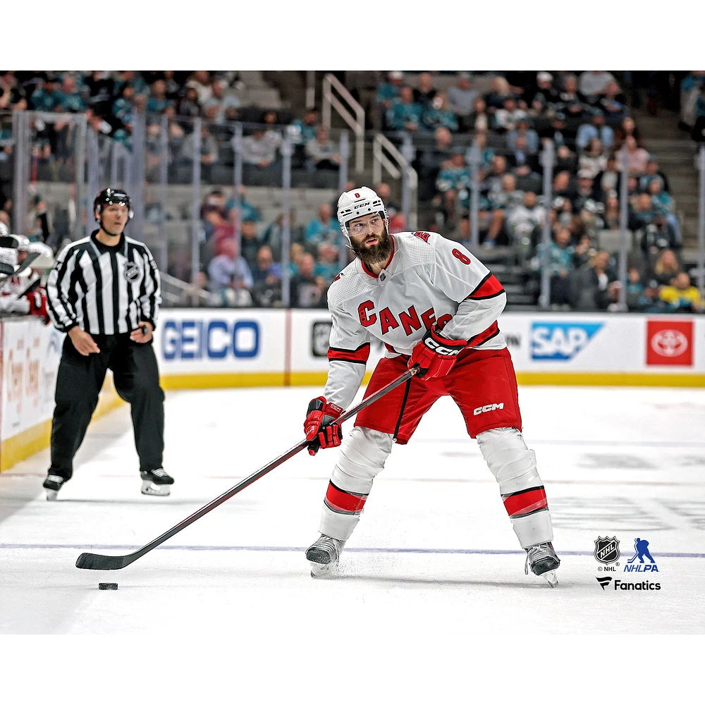 Brent Burns Carolina Hurricanes Unsigned Looking to Make a Play Photograph