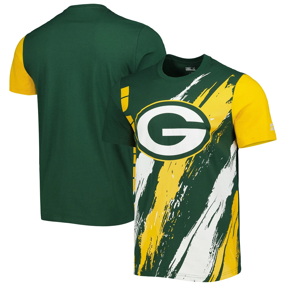 Men's Starter Green Green Bay Packers Extreme Defender T-Shirt