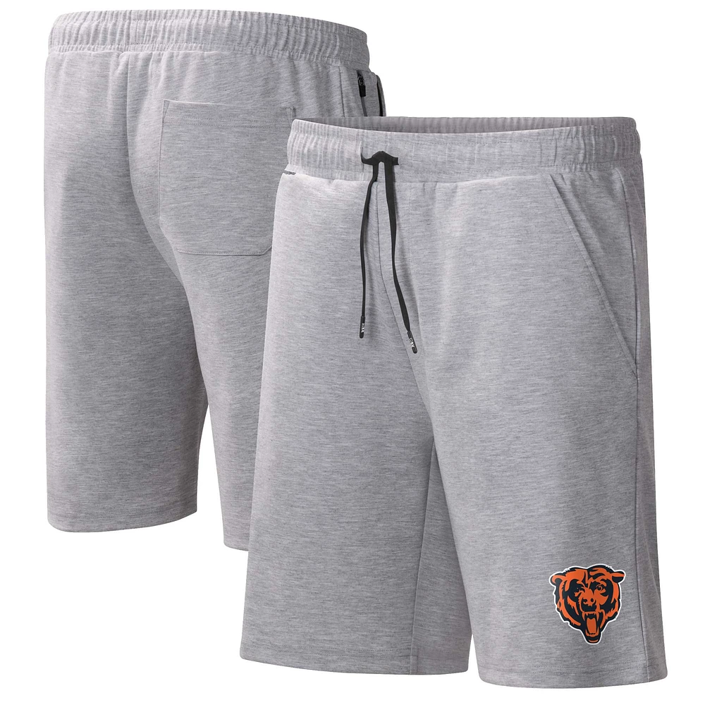 Men's MSX by Michael Strahan Heather Gray Chicago Bears Trainer Shorts
