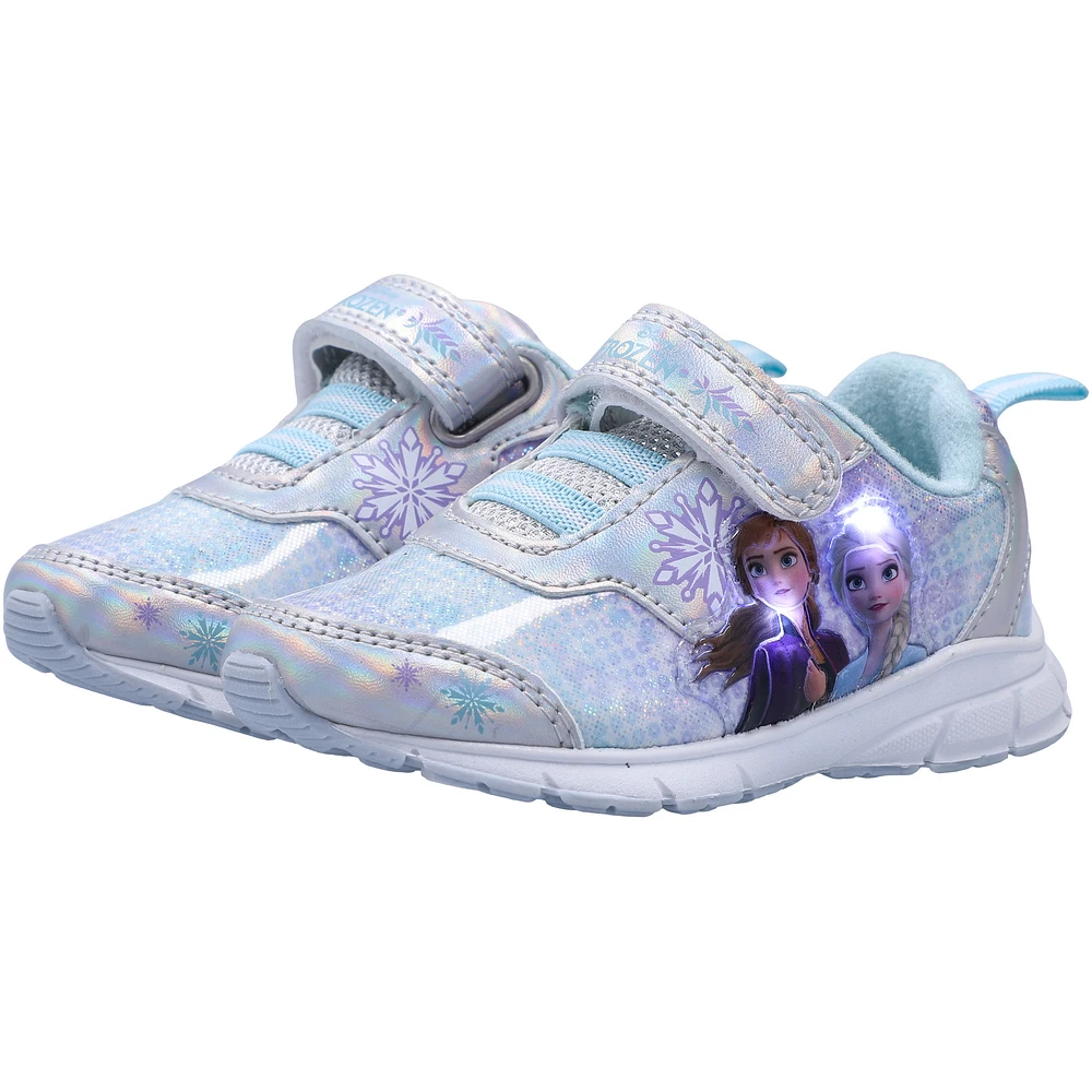 Girls Josmo Silver Frozen Athletic Sneakers
