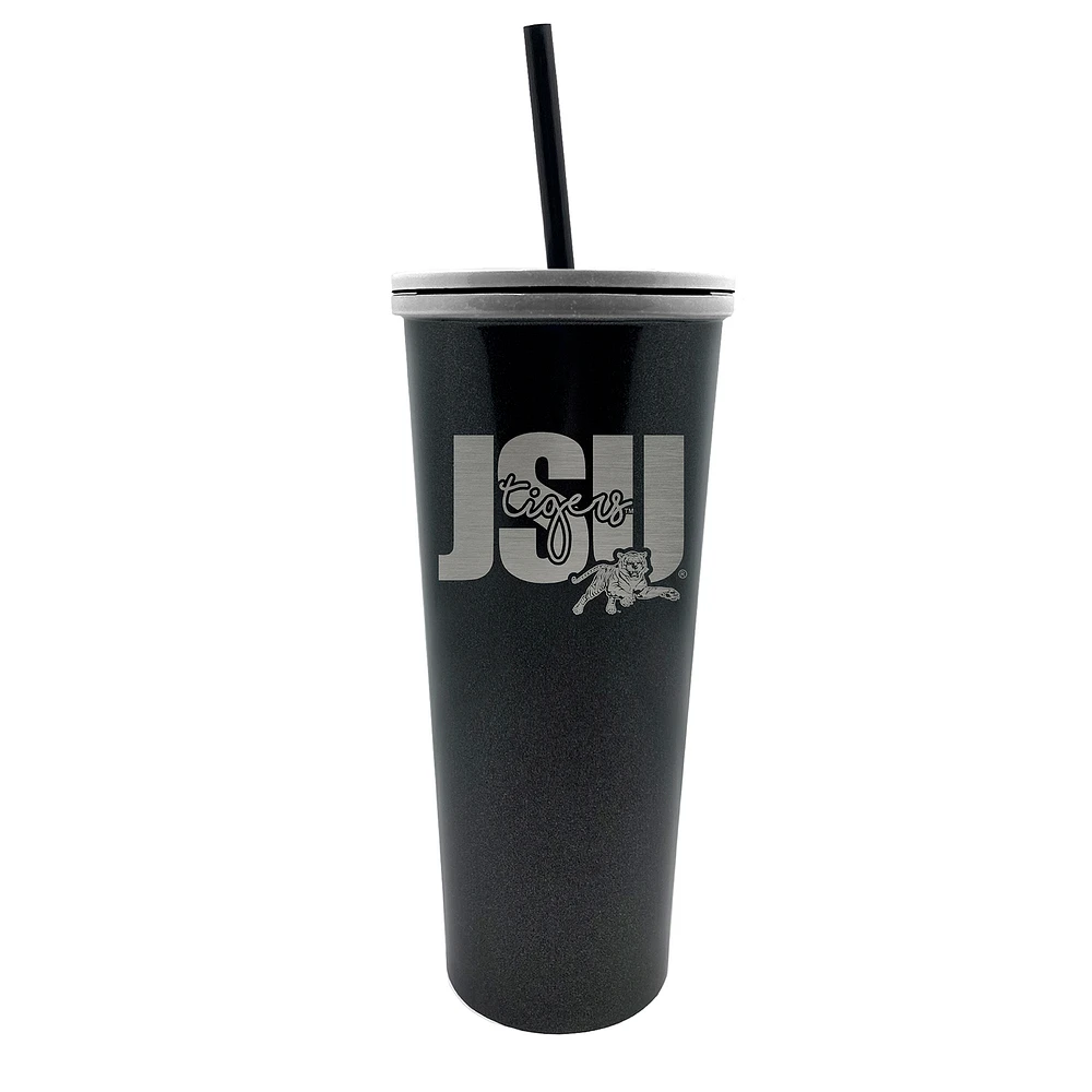 Onyx Jackson State Tigers 24oz. Wordmark Skinny Tumbler