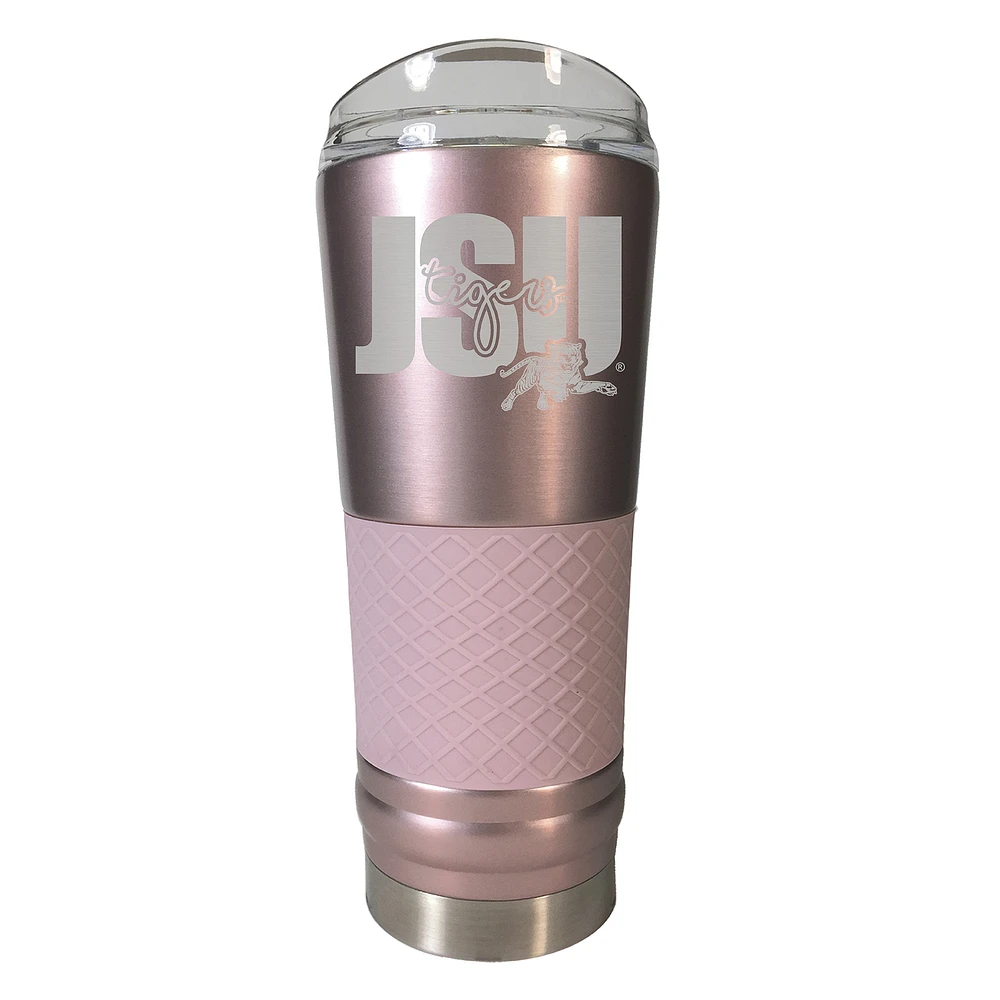 Rose Gold Jackson State Tigers 24oz. Wordmark Draft Tumbler