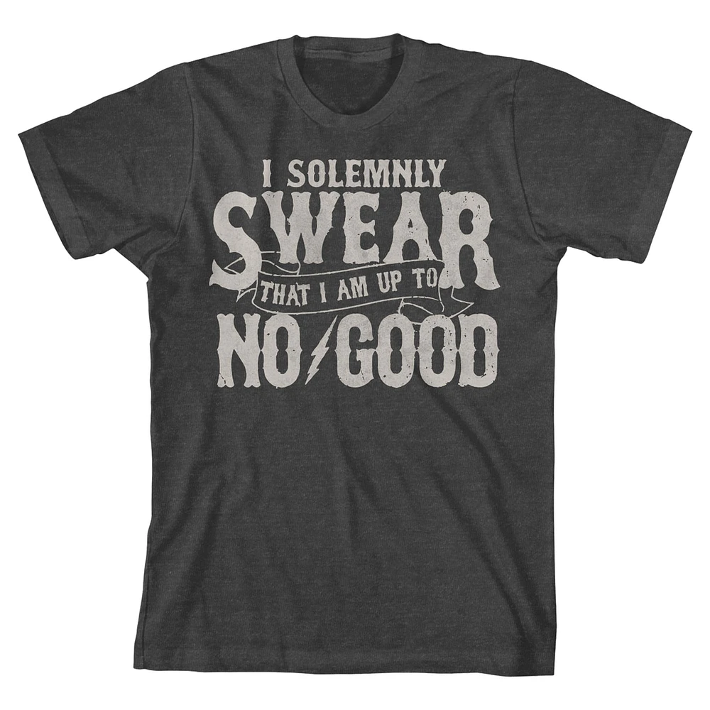 Youth Charcoal Harry Potter Up to No Good T-Shirt