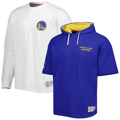 Men's Tommy Jeans Royal/White Golden State Warriors Matthew 2 1 T-Shirt & Hoodie Combo Set
