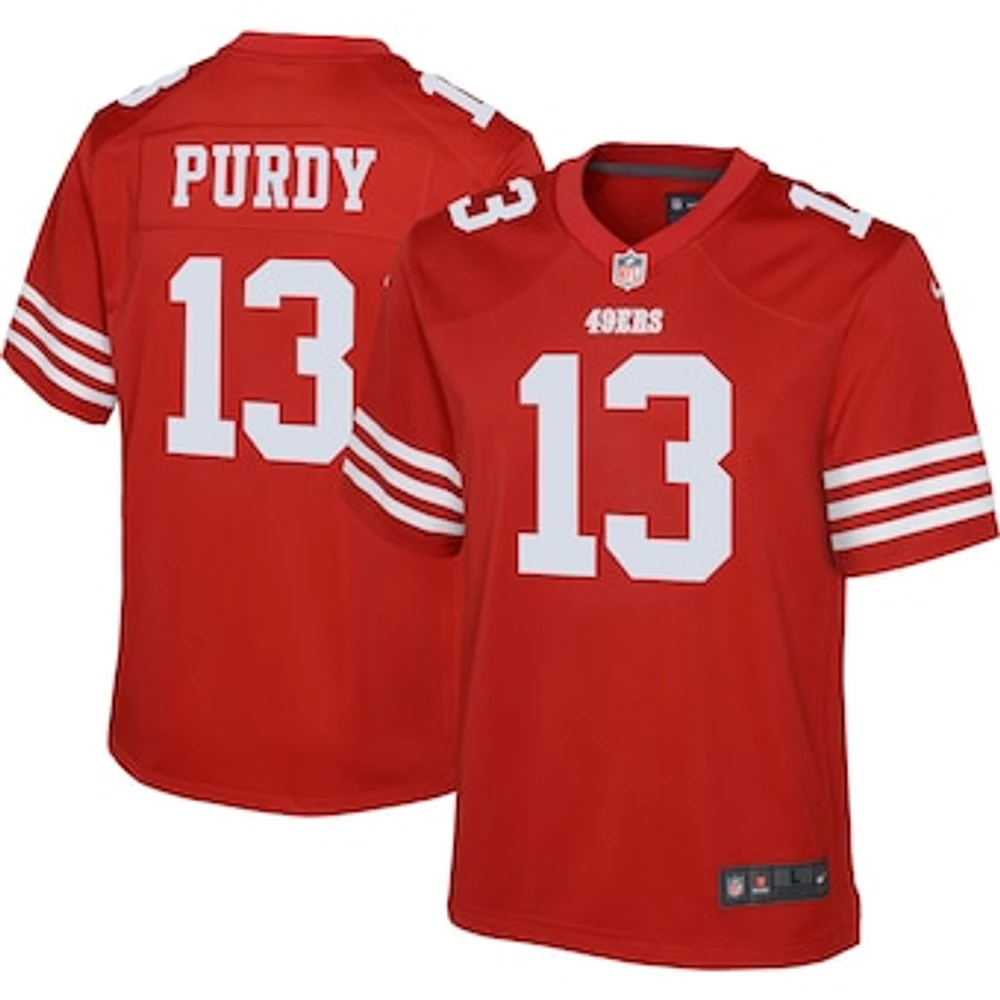 Youth Nike Brock Purdy Scarlet San Francisco 49ers Game Jersey