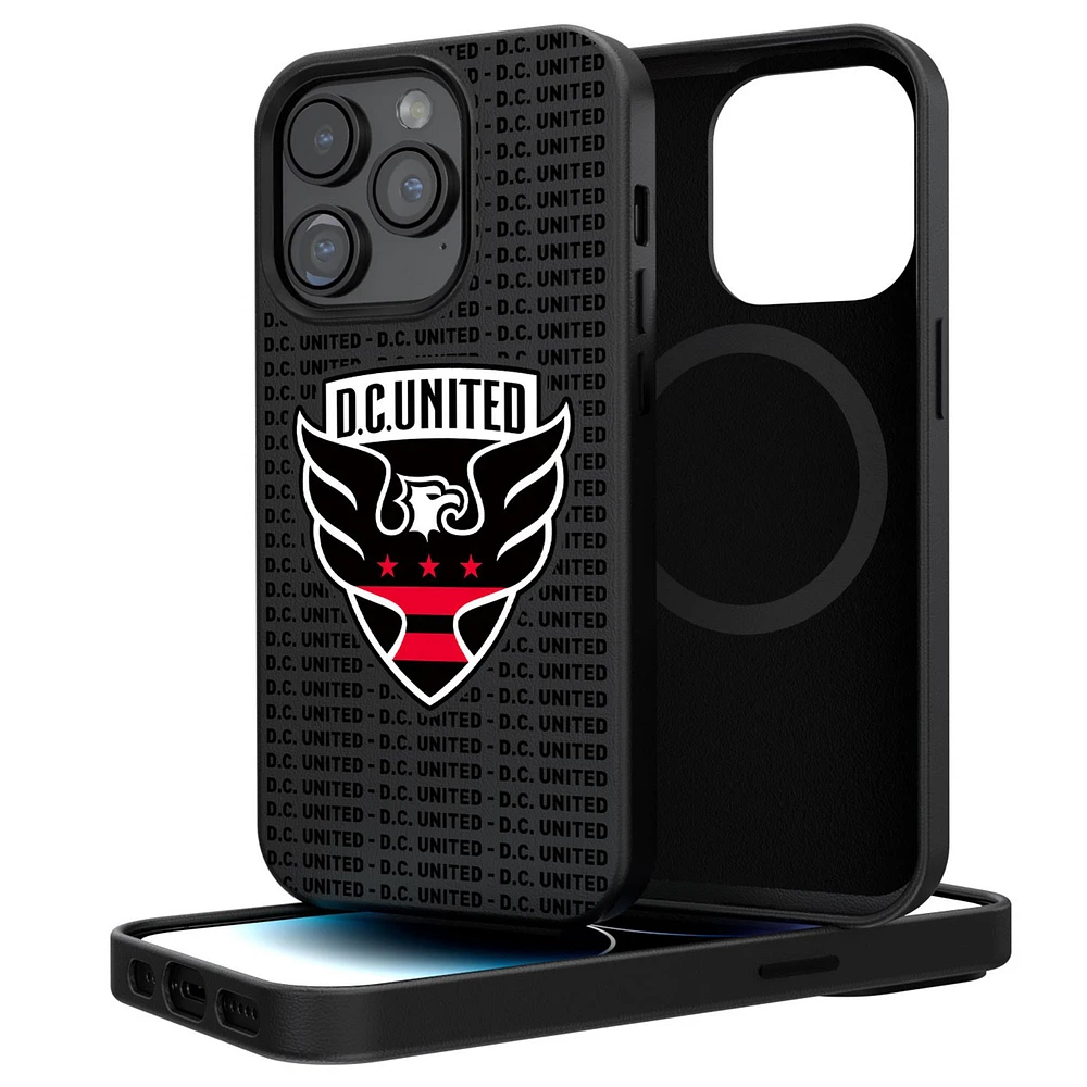 D.C. United Text Backdrop iPhone Magnetic Bump Case