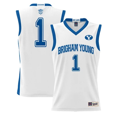 Male GameDay Greats #1 BYU Cougars Lightweight Basketball Jersey