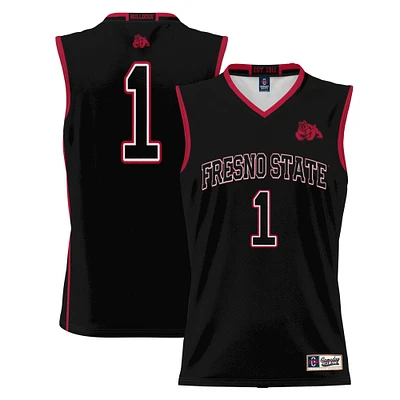 Male GameDay Greats #1 Black Fresno State Bulldogs Lightweight Basketball Jersey