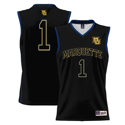 Male GameDay Greats #1 Black Marquette Golden Eagles Lightweight Basketball Jersey