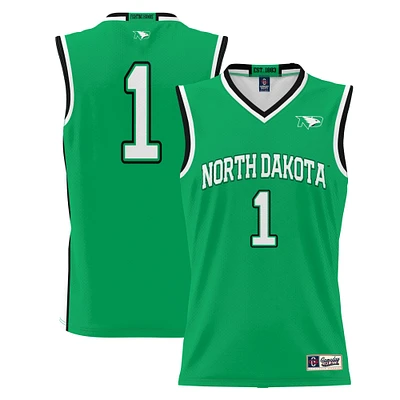 Male GameDay Greats #1 Green North Dakota Lightweight Basketball Jersey