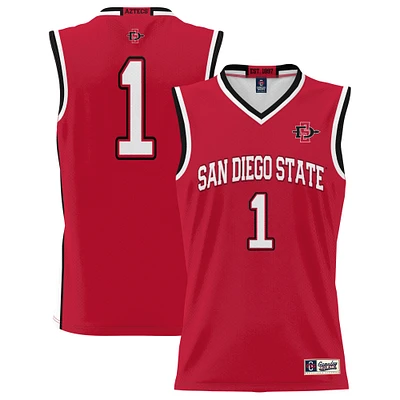 Male GameDay Greats #1 Scarlet San Diego State Aztecs Lightweight Basketball Jersey