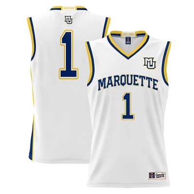 Youth GameDay Greats White #1 Marquette Golden Eagles Lightweight Basketball Jersey