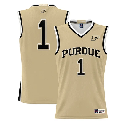 Youth GameDay Greats Gold #1 Purdue Boilermakers Lightweight Basketball Jersey