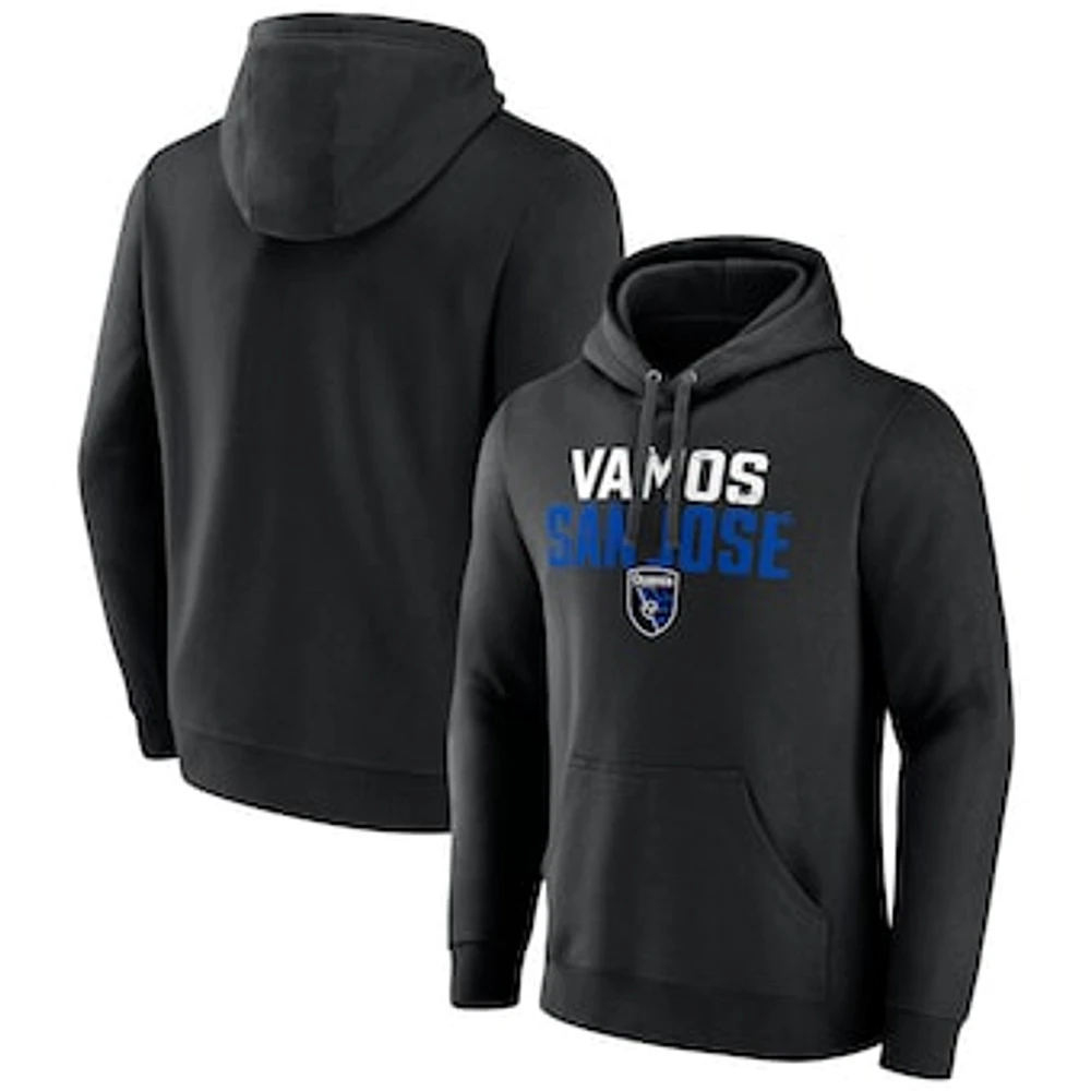 Men's Black San Jose Earthquakes Team Hometown Collection Pullover Hoodie