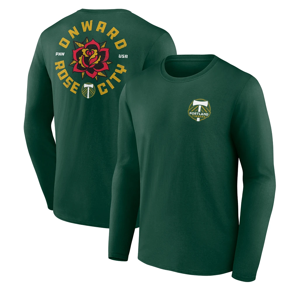 Men's Forest Green Portland Timbers Team Hometown Collection Long Sleeve T-Shirt