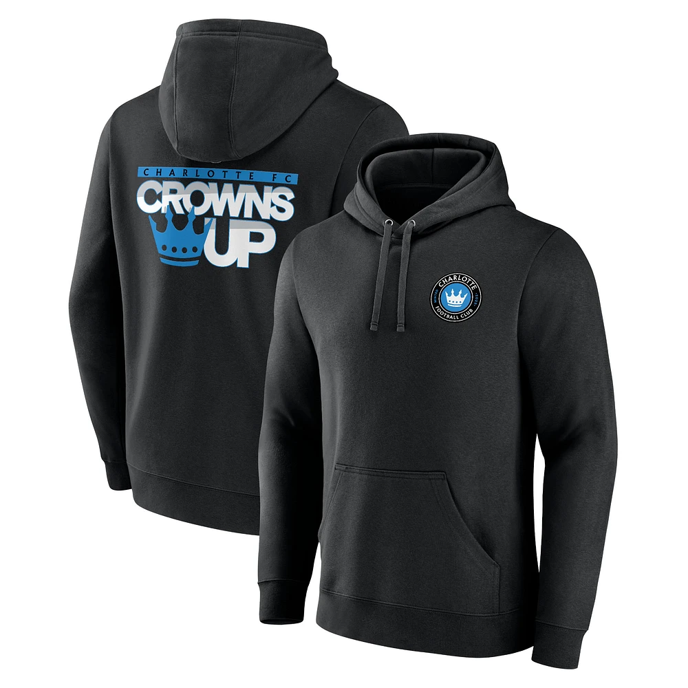 Men's Black Charlotte FC Team Hometown Collection Pullover Hoodie