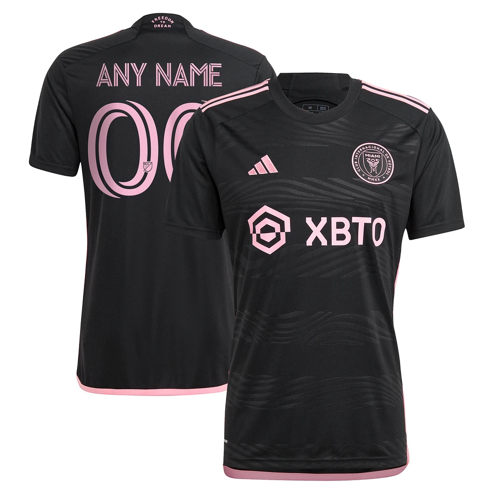 Men's adidas Black Inter Miami CF 2023 La Noche Replica Custom Jersey
