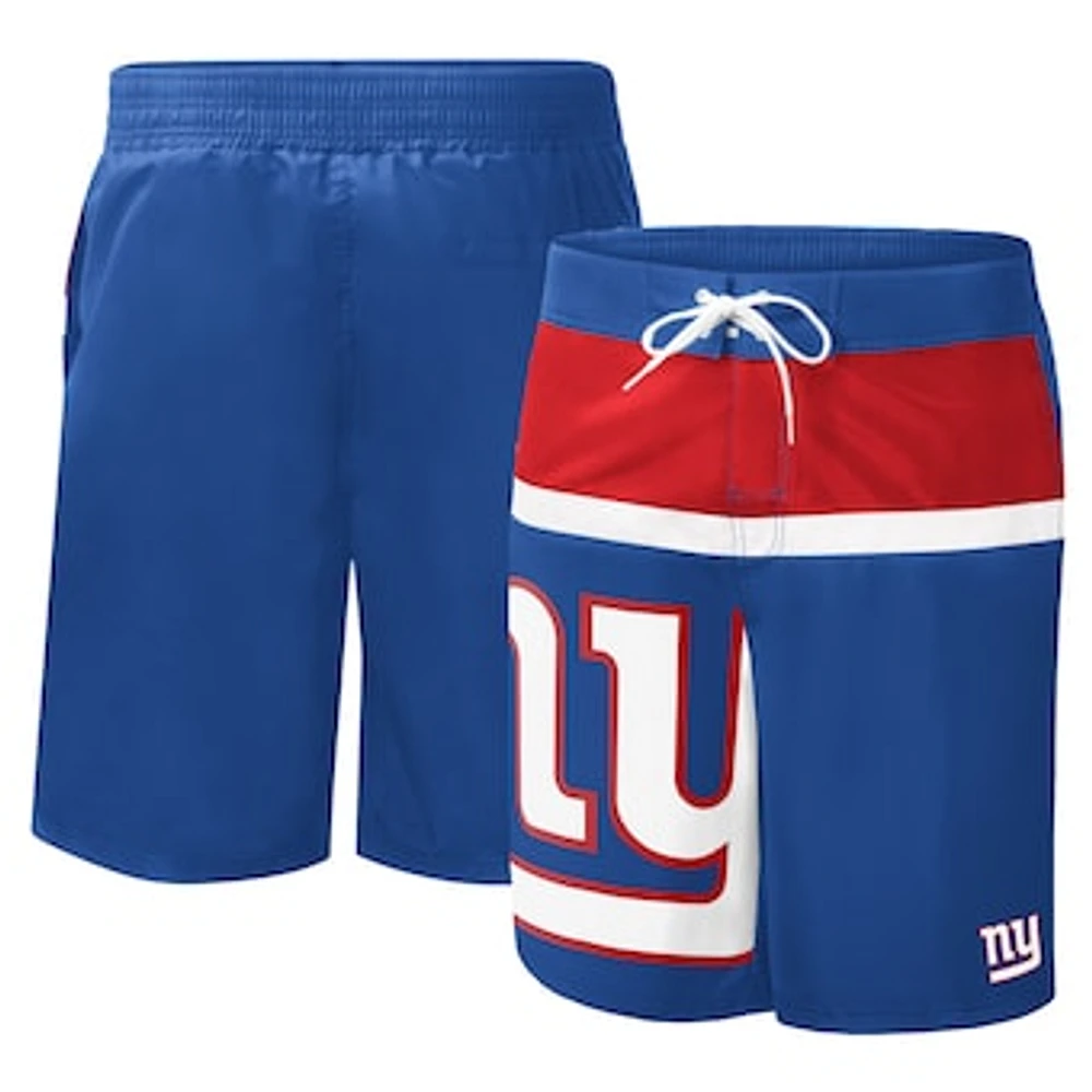Men's G-III Sports by Carl Banks Royal New York Giants Sea Wind Swim Trunks