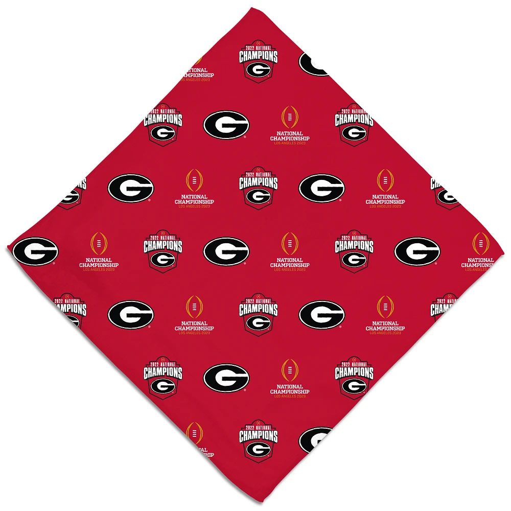 WinCraft Georgia Bulldogs College Football Playoff 2022 National Champions Pet Bandana