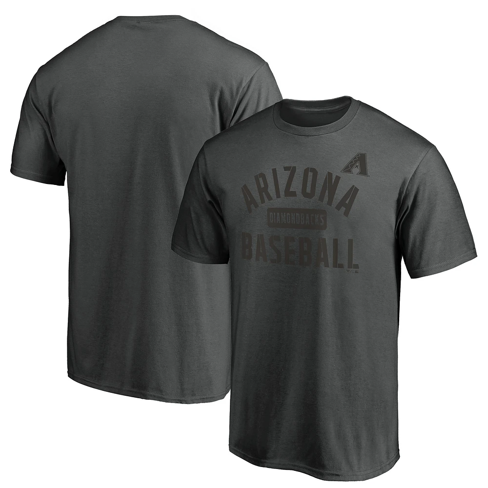 Men's Charcoal Arizona Diamondbacks Team Primary Pill T-Shirt