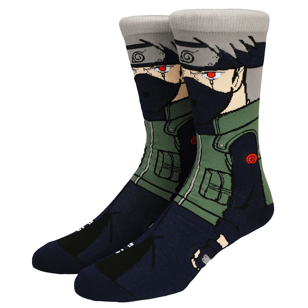 Men's BIOWORLD Naruto Kakashi Hatake Crew Socks