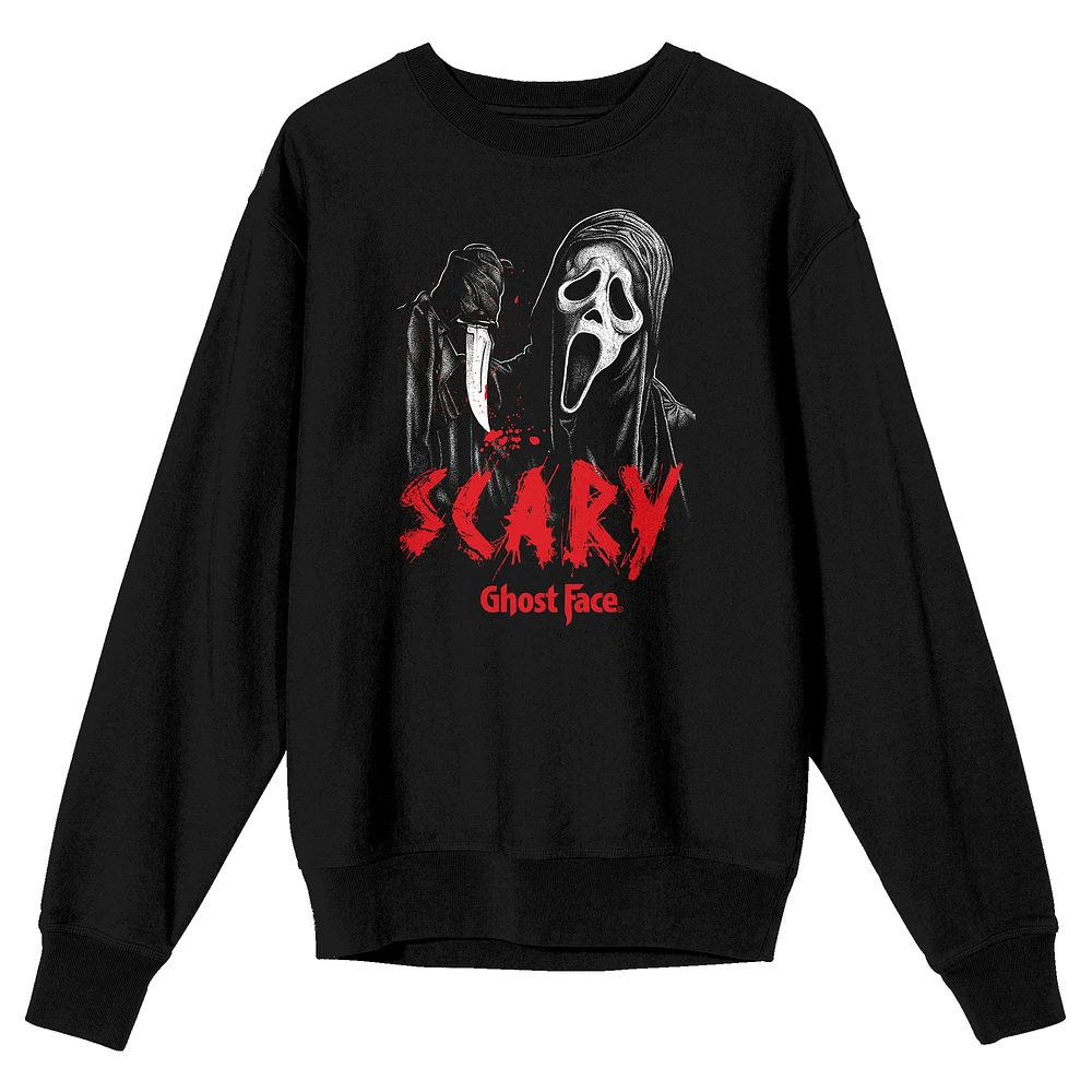 Women's BIOWORLD Black Scream Pullover Sweatshirt