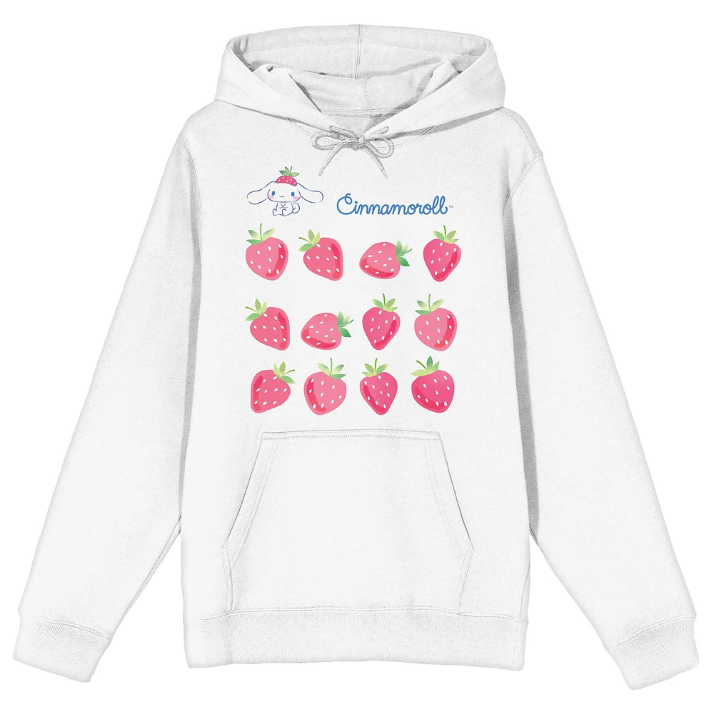 Women's BIOWORLD White Hello Kitty Pullover Hoodie
