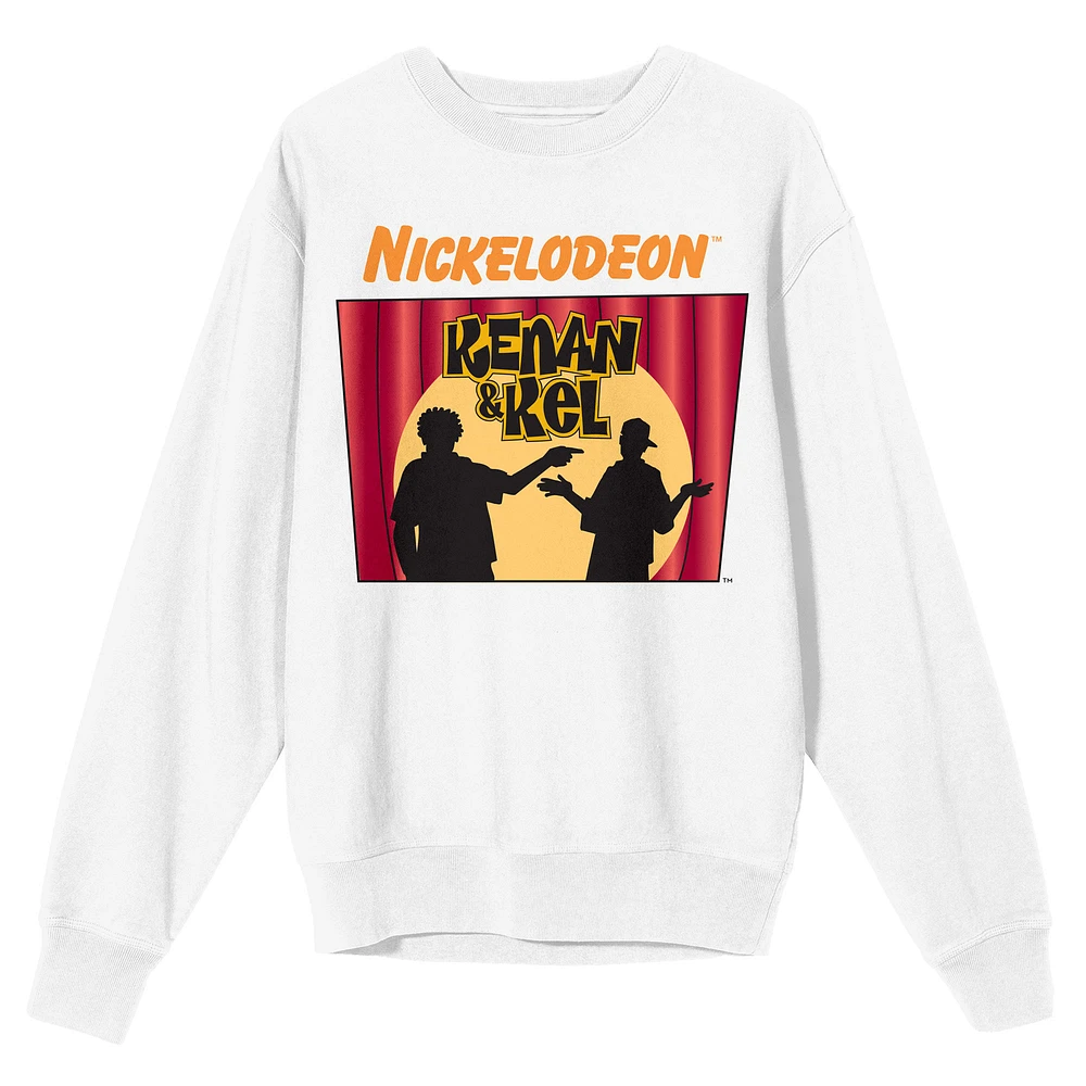 Unisex BIOWORLD White Kenan & Kel Pullover Sweatshirt
