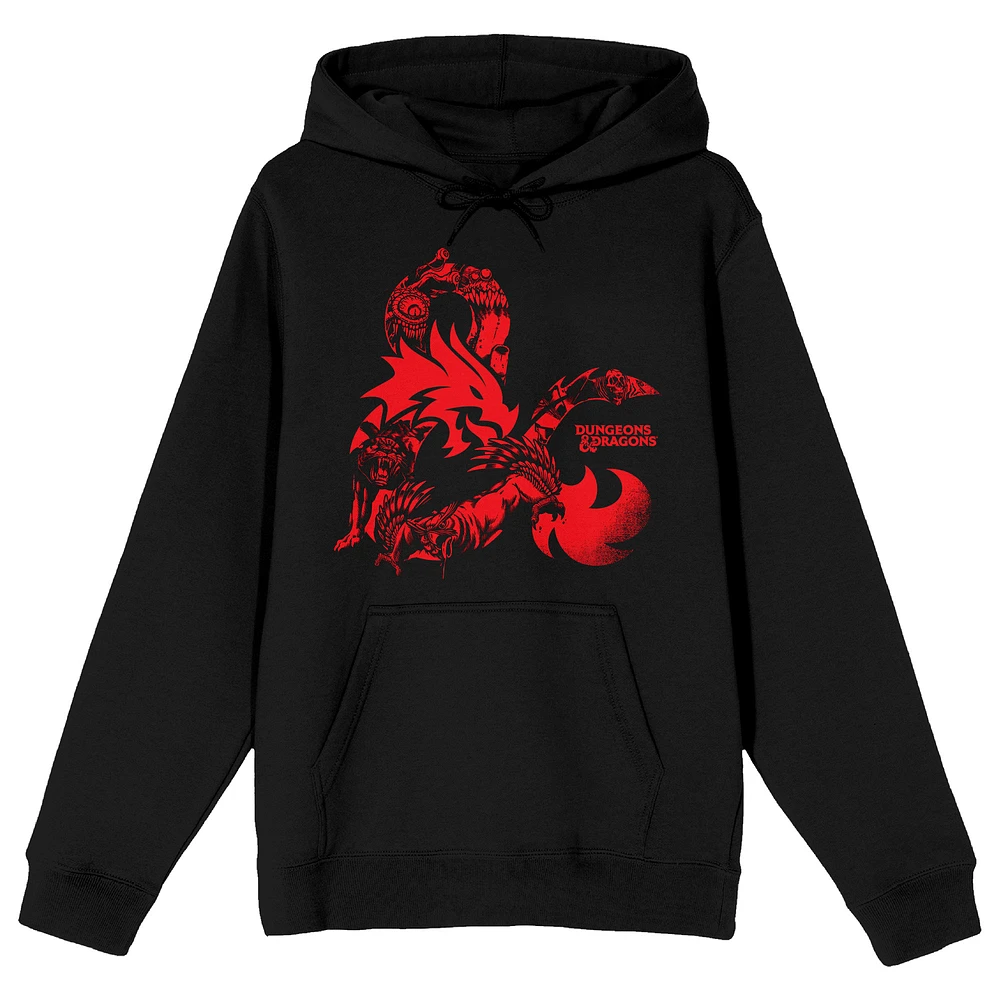 Unisex BIOWORLD Black Dungeons & Dragons Pullover Hoodie