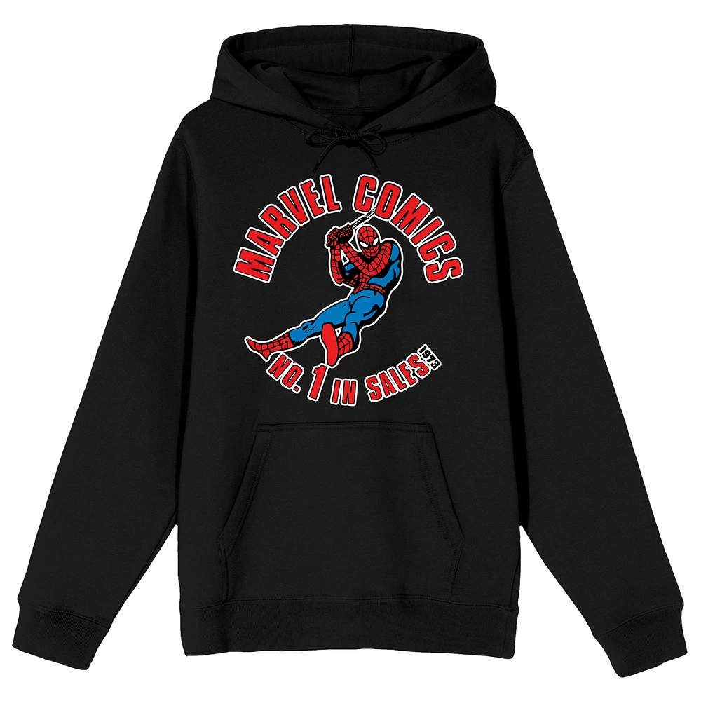 Unisex BIOWORLD Black Spider-Man Pullover Hoodie