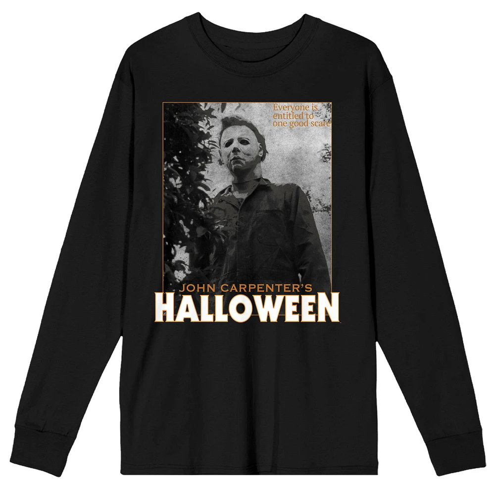 Men's BIOWORLD Black Halloween Long Sleeve T-Shirt
